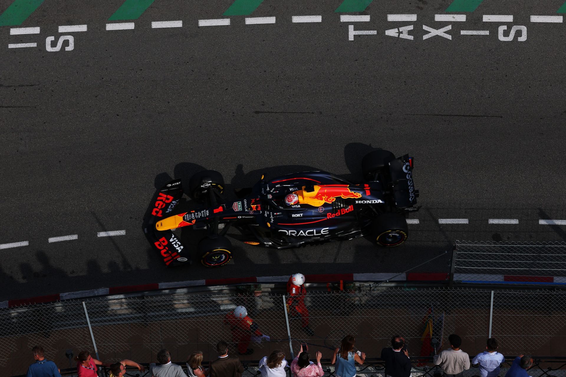 Max Verstappen on track during practice ahead of the F1 Grand Prix of Monaco at Circuit de Monaco on May 23, 2025 - Source: Getty